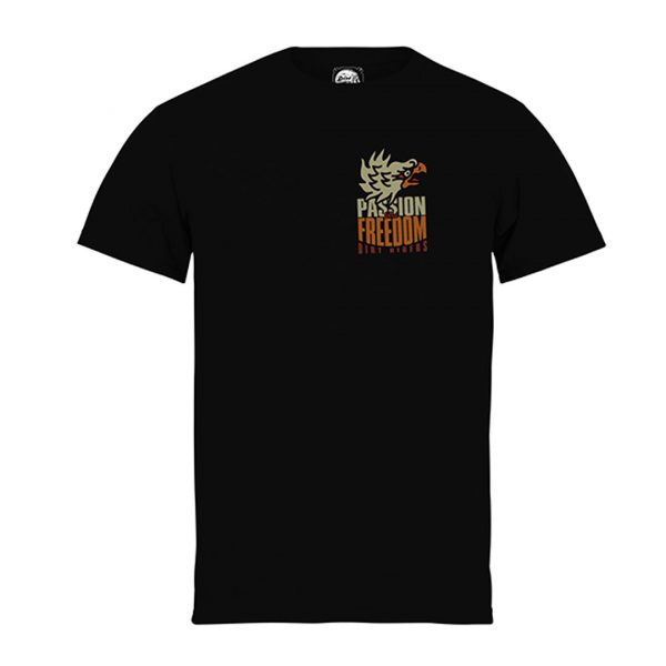 Camiseta Passion and Freedom - Negro