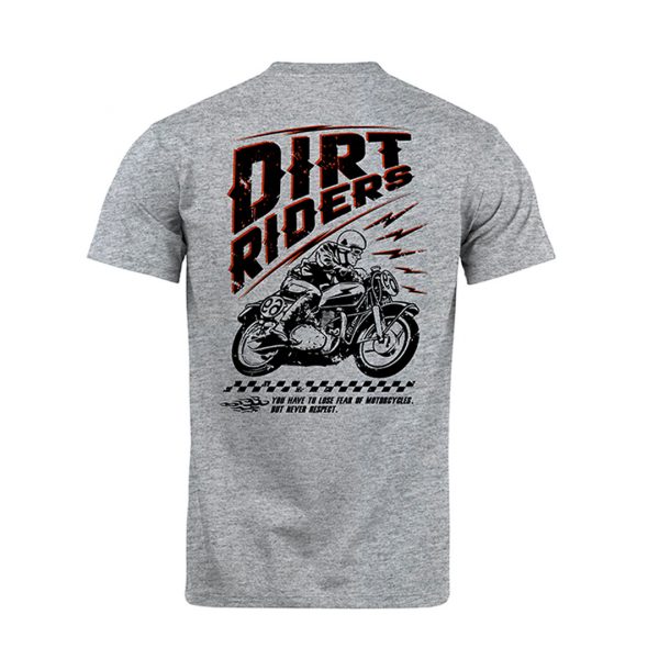 Camiseta Flat Track - Gris - Imagen 2